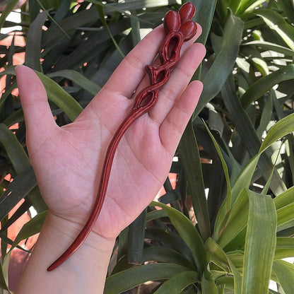 PF140 - 20cm Rosewood Hair Sticks - Wholesale