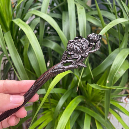 PF143 - Intricate Wooden Hair Sticks - Wholesale