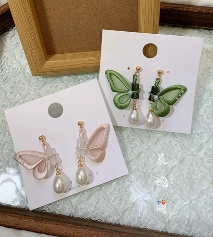 PF034 - Butterfly Chanhua Earrings - Wholesale