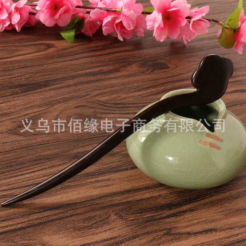PF084 - 18cm Ebony Hair Sticks - Wholesale