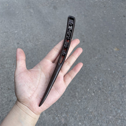 PF141 - 18cm African Blackwood Hair Sticks - Wholesale