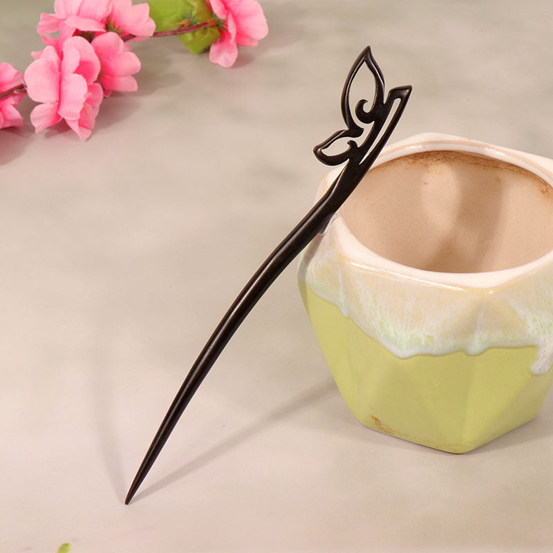 PF081 - 18cm Ebony Hair Sticks - Wholesale