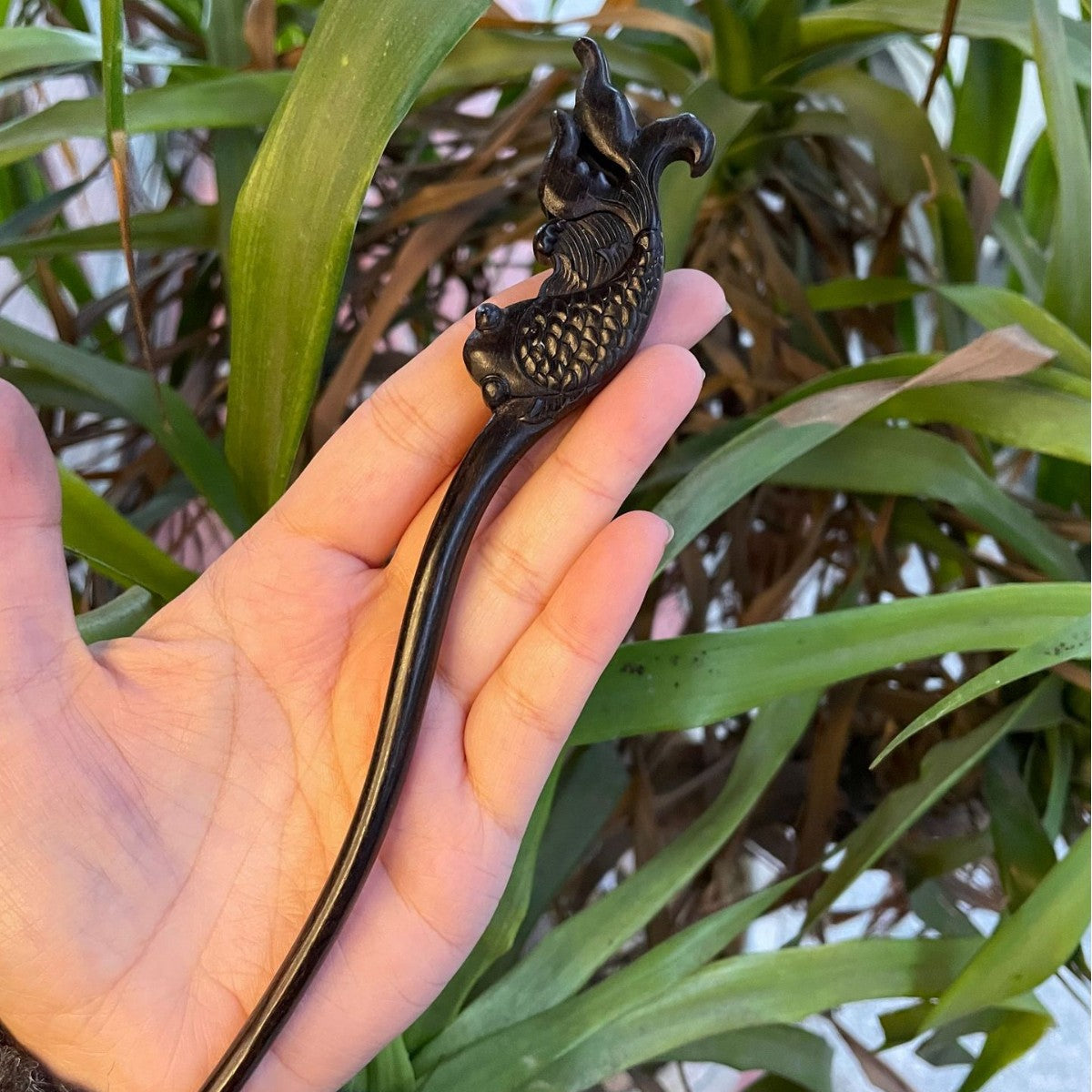 PF141 - 18cm African Blackwood Hair Sticks - Wholesale