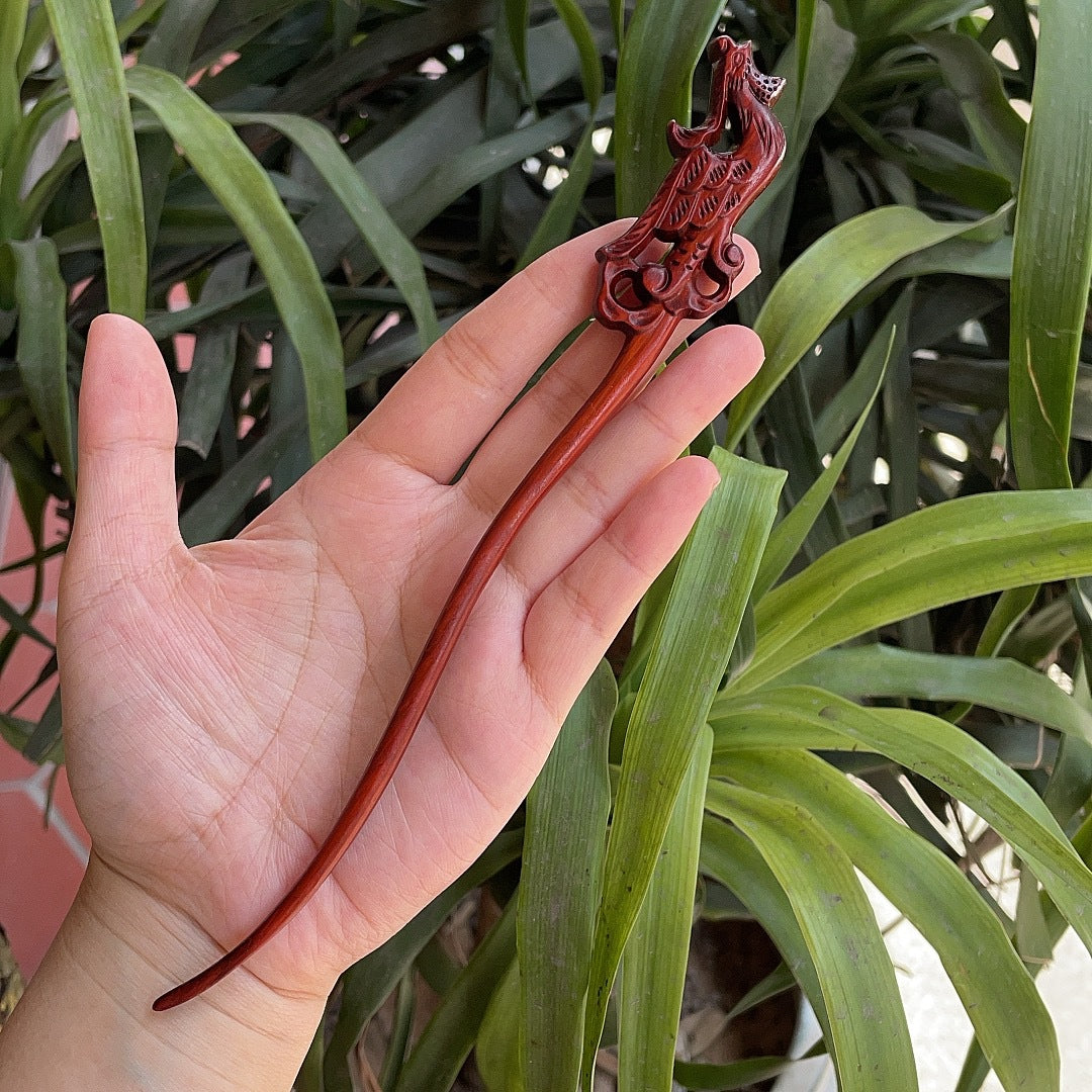 PF140 - 20cm Rosewood Hair Sticks - Wholesale