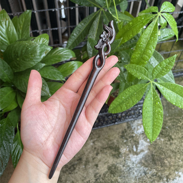 PF142 - 20cm African Blackwood Hair Sticks - Wholesale