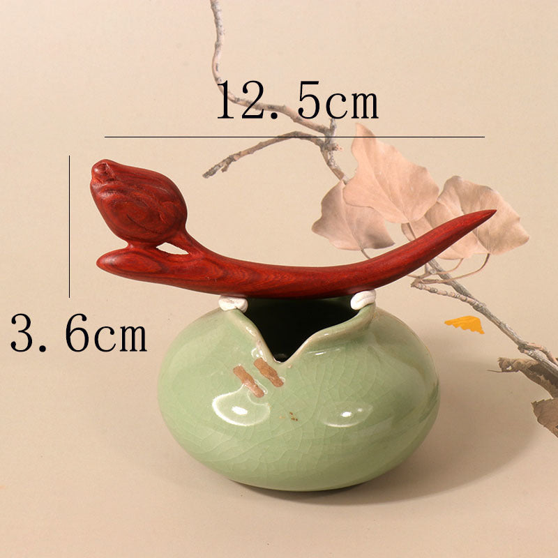 PF138 - 12.5cm Tulips Hair Sticks - Wholesale