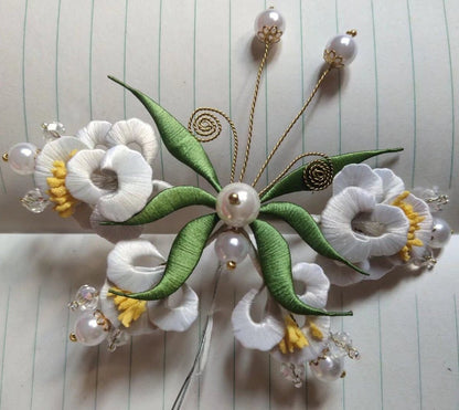 Handmade Thread-Wrapped Butterfly Hairpin - Artisanal Chanhua Elegant Flutter Accessory