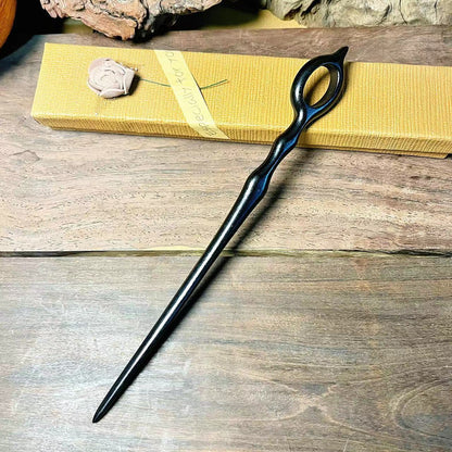 PF191 - 19cm Scissors Ebony Hair Sticks - Wholesale