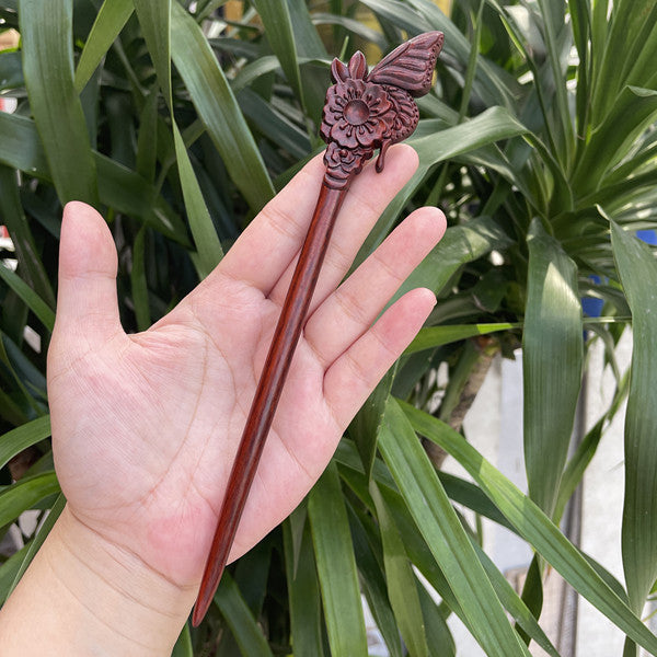 PF140 - 20cm Rosewood Hair Sticks - Wholesale
