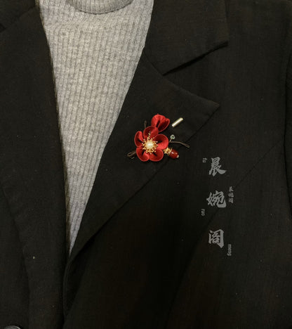 PF064 - Rose Chanhua Brooch - Wholesale