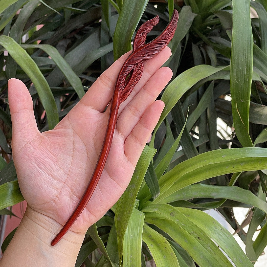 PF140 - 20cm Rosewood Hair Sticks - Wholesale