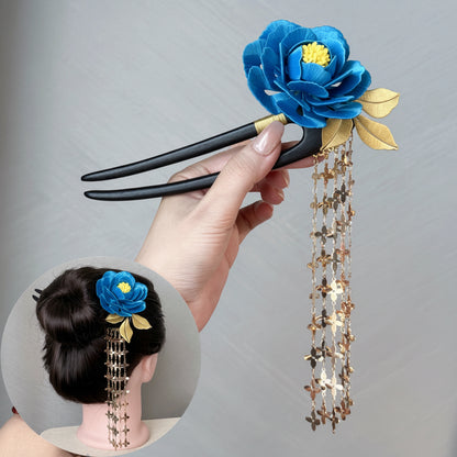 Peony Hairpin Chanhua Materials Flowers DIY Kit - Include Detailed Video Tutorial