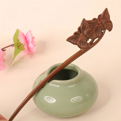 PF100 - 18cm Lacewood Hair Sticks - Wholesale