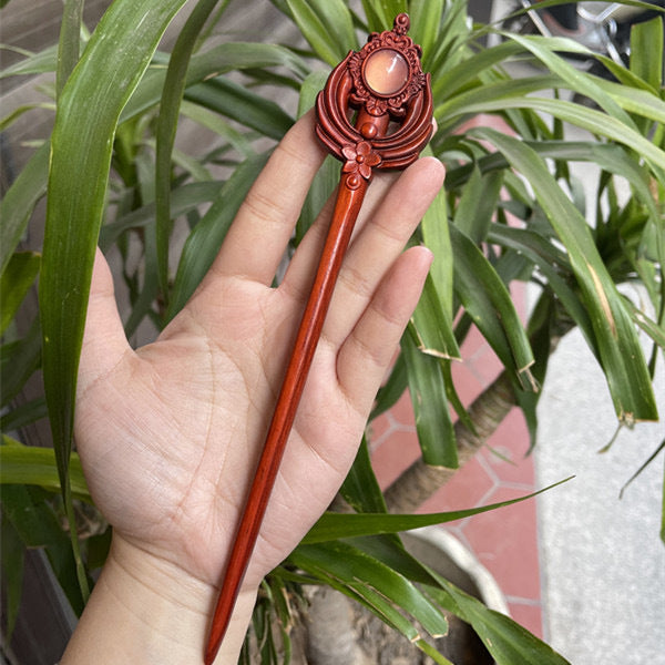 PF140 - 20cm Rosewood Hair Sticks - Wholesale