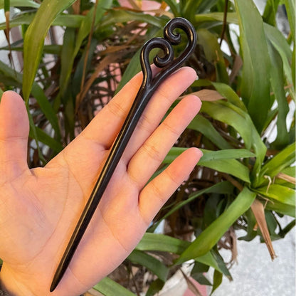 PF141 - 18cm African Blackwood Hair Sticks - Wholesale