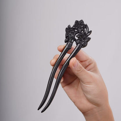 PF143 - Intricate Wooden Hair Sticks - Wholesale