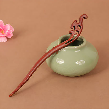 PF086 - 18cm African Padauk Hair Sticks - Wholesale
