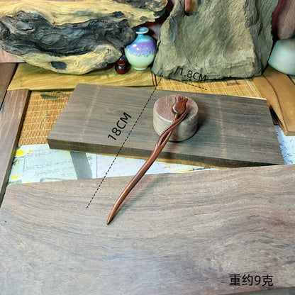 PF173 - 19cm Lacewood Hair Sticks - Wholesale