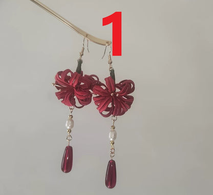 PF227 - Spider Lily Chanhua Earrings - Wholesale