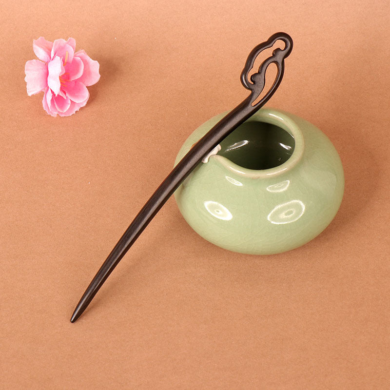 PF094 - 18cm African Blackwood Hair Sticks - Wholesale