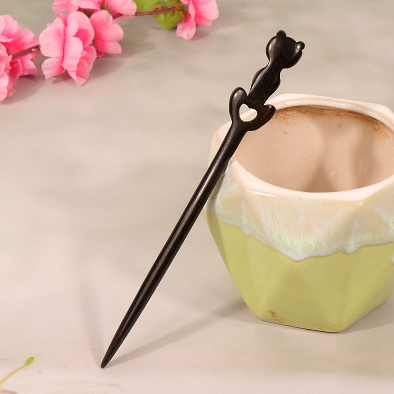 PF081 - 18cm Ebony Hair Sticks - Wholesale