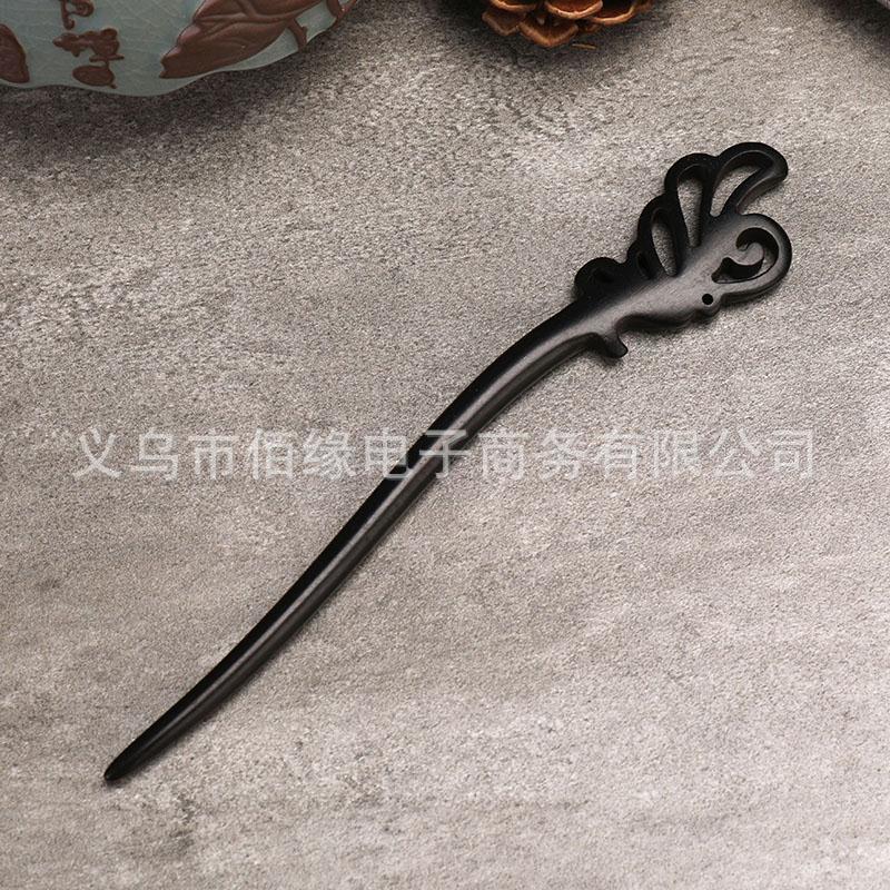 PF084 - 18cm Ebony Hair Sticks - Wholesale