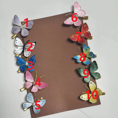 Handmade Ronghua Silk Butterfly Hair Clip - Custom Accessory Options