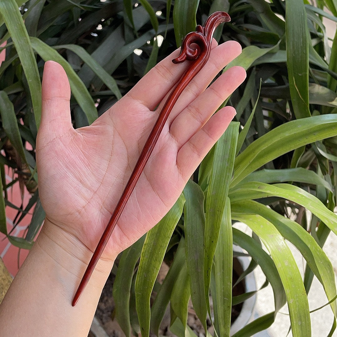 PF140 - 20cm Rosewood Hair Sticks - Wholesale