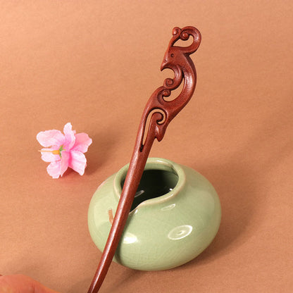PF114 - 18cm African Padauk Hair Sticks - Wholesale