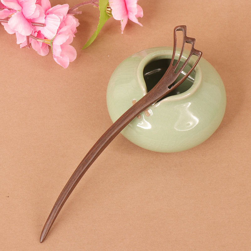 PF078 - 18cm Big-Leaf Rosewood Hair Sticks - Wholesale