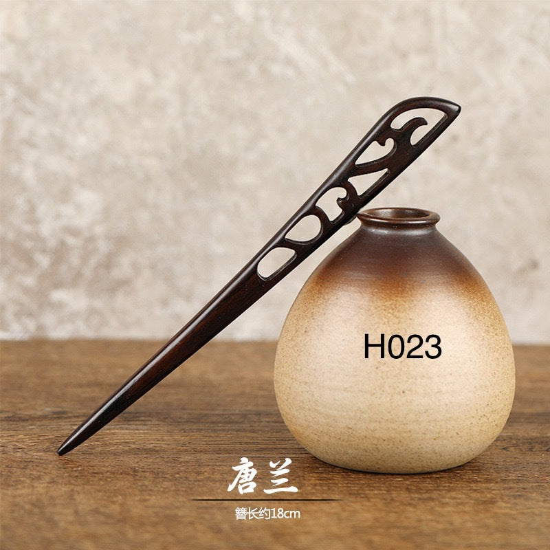 PF084 - 18cm Ebony Hair Sticks - Wholesale