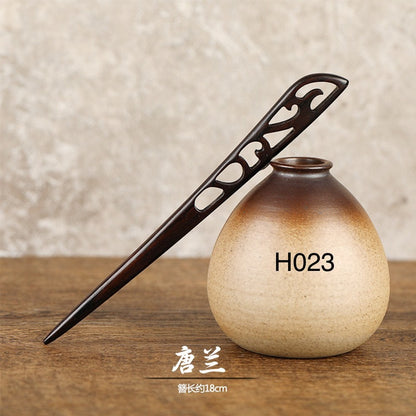 PF084 - 18cm Ebony Hair Sticks - Wholesale
