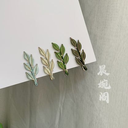 PF014 - Leaves Chanhua Hair Clip - Wholesale
