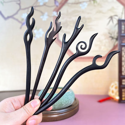 PF200 - African Blackwood Hair Sticks - Wholesale