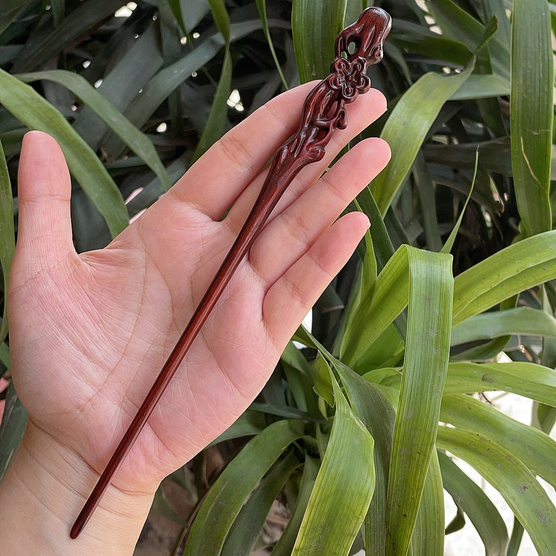 PF140 - 20cm Rosewood Hair Sticks - Wholesale