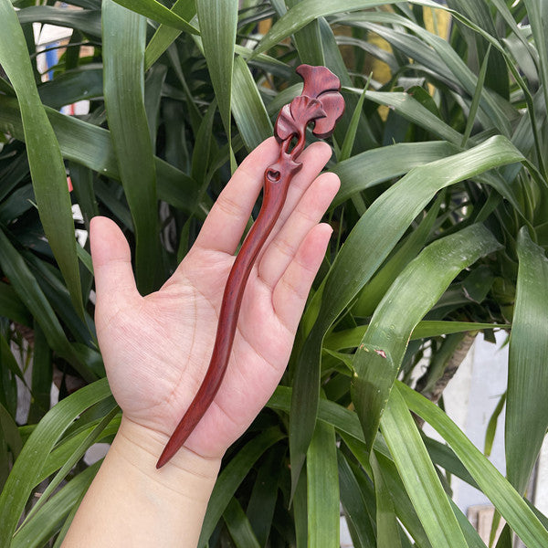 PF140 - 20cm Rosewood Hair Sticks - Wholesale
