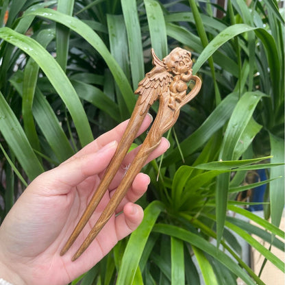 PF143 - Intricate Wooden Hair Sticks - Wholesale