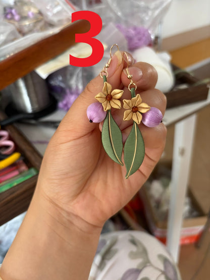 PF212 - Blueberry Chanhua Earrings - Wholesale