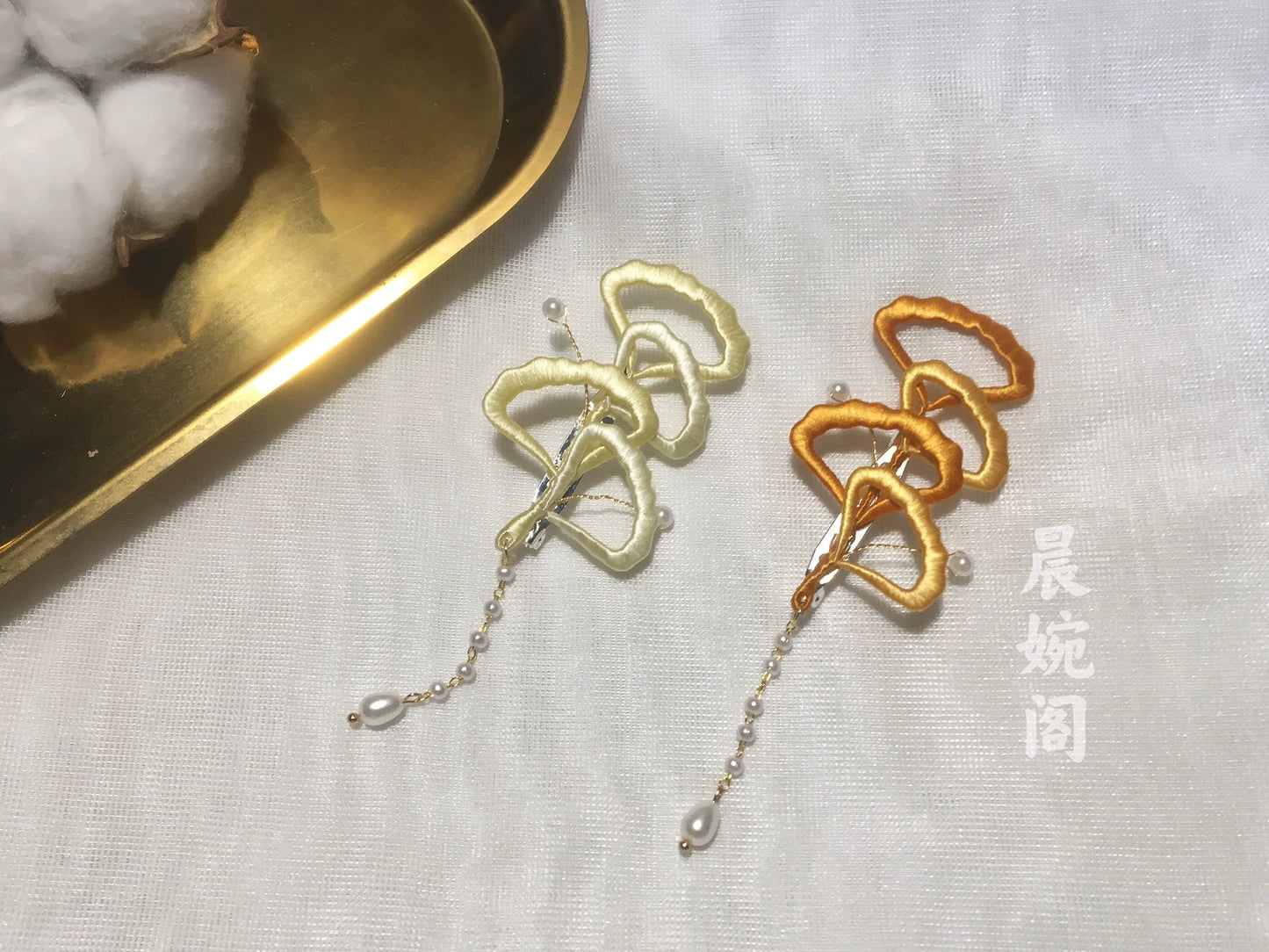 PF019 - Ginkgo Leaf Chanhua Brooch - Wholesale