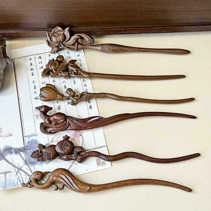 PF194 - Lacewood Hair Sticks - Wholesale