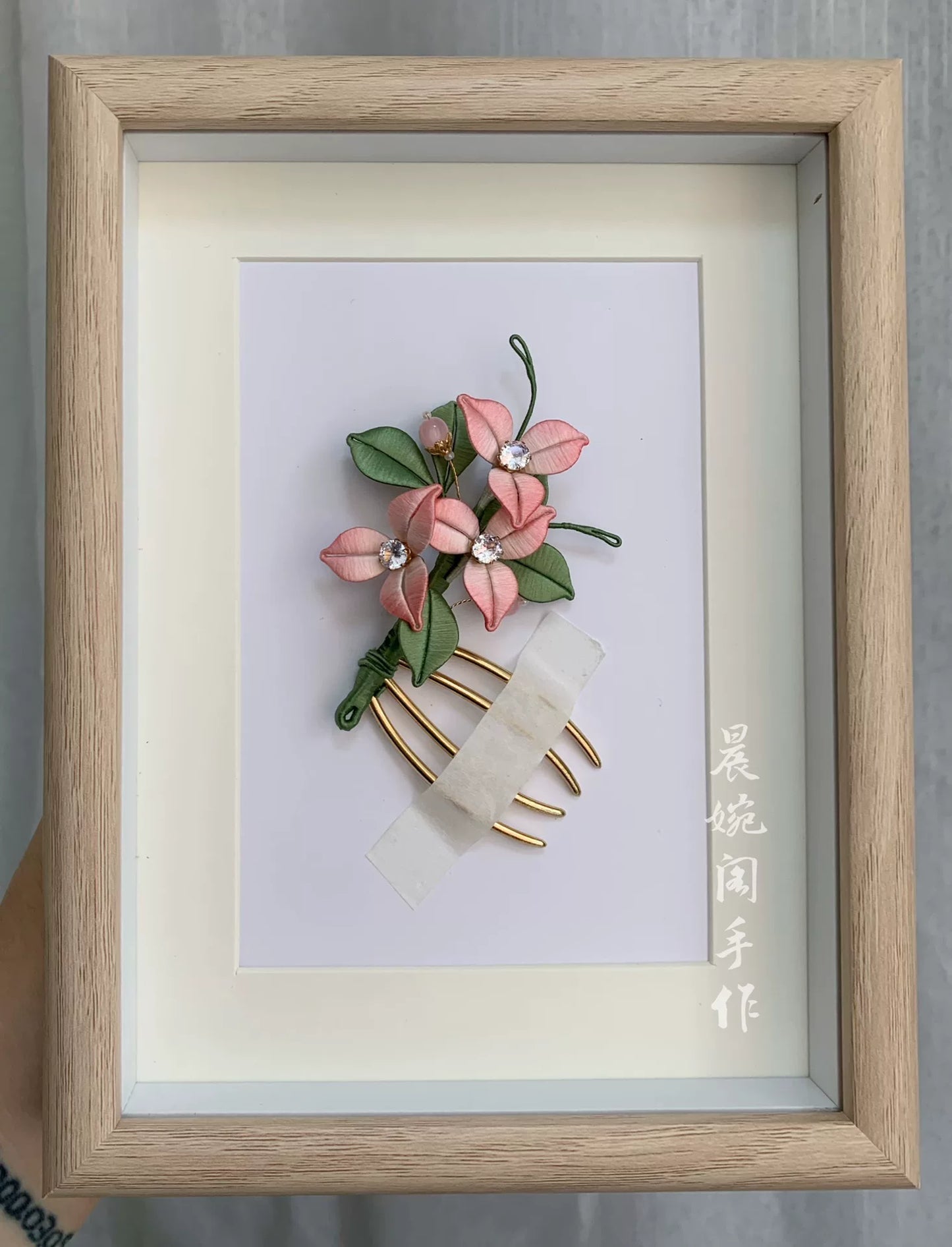 PF036 - Bougainvillea Chanhua Hair Comb - Wholesale
