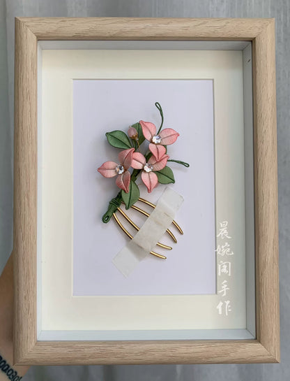 PF036 - Bougainvillea Chanhua Hair Comb - Wholesale