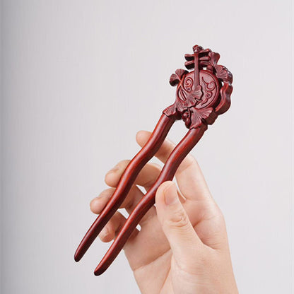 PF143 - Intricate Wooden Hair Sticks - Wholesale