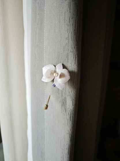 Handmade Ronghua Butterfly Orchid - Lifelike Floral Hair Accessory