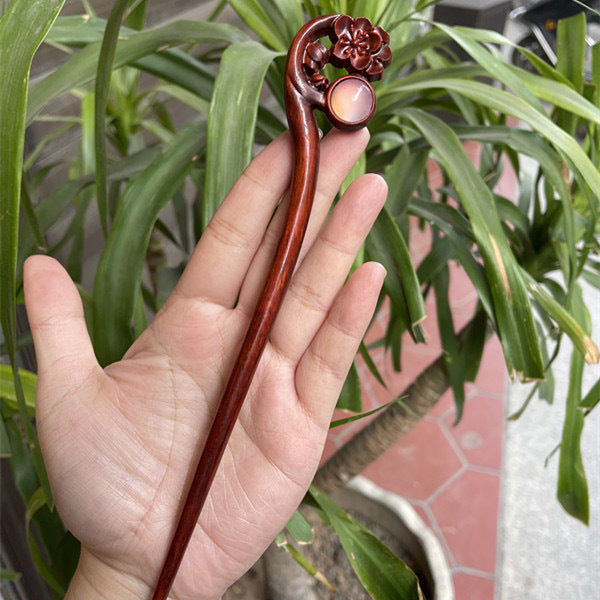 PF140 - 20cm Rosewood Hair Sticks - Wholesale