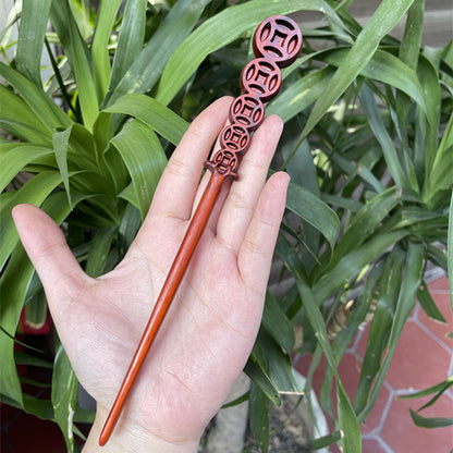 PF140 - 20cm Rosewood Hair Sticks - Wholesale