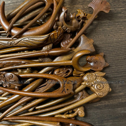 PF193 - Lacewood Hair Sticks - Wholesale