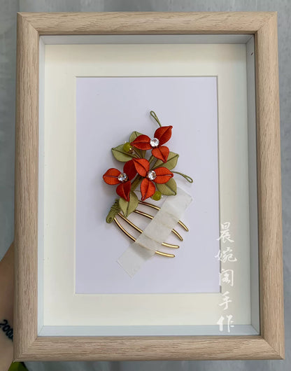 PF036 - Bougainvillea Chanhua Hair Comb - Wholesale