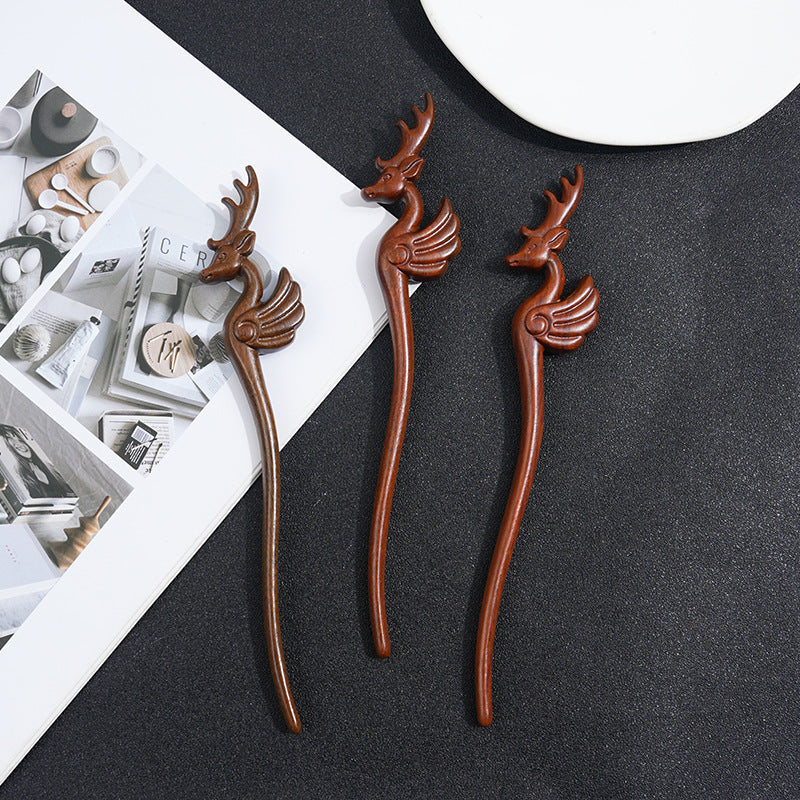 PF185 - 19cm Lacewood Hair Sticks - Wholesale