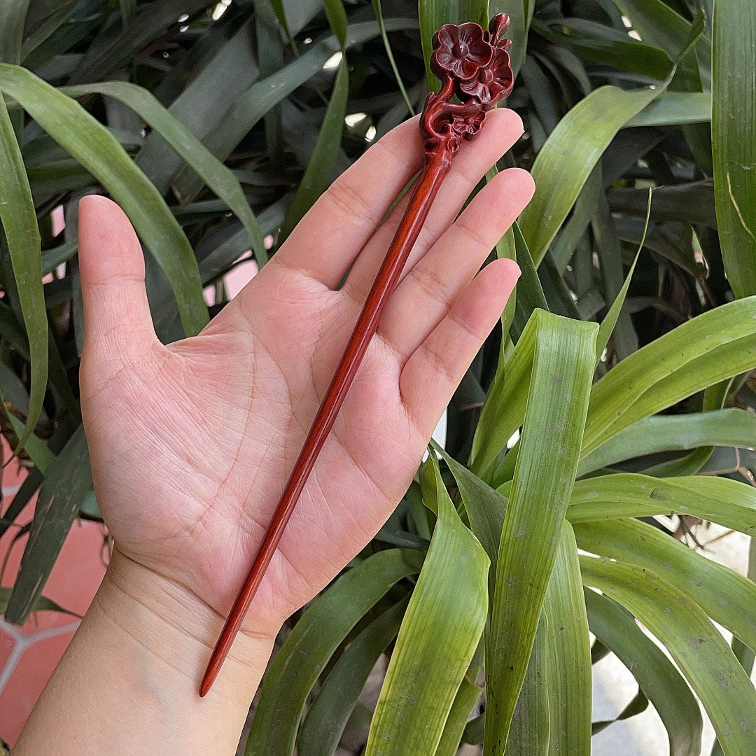 PF140 - 20cm Rosewood Hair Sticks - Wholesale